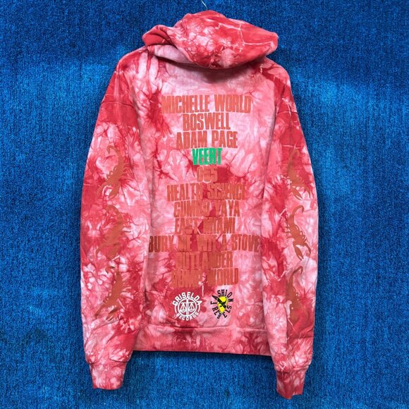 Westside Gunn GXFR Adam Page Mystery Valentine Day Tie Dye Hoodie Size Large - Picture 3 of 4